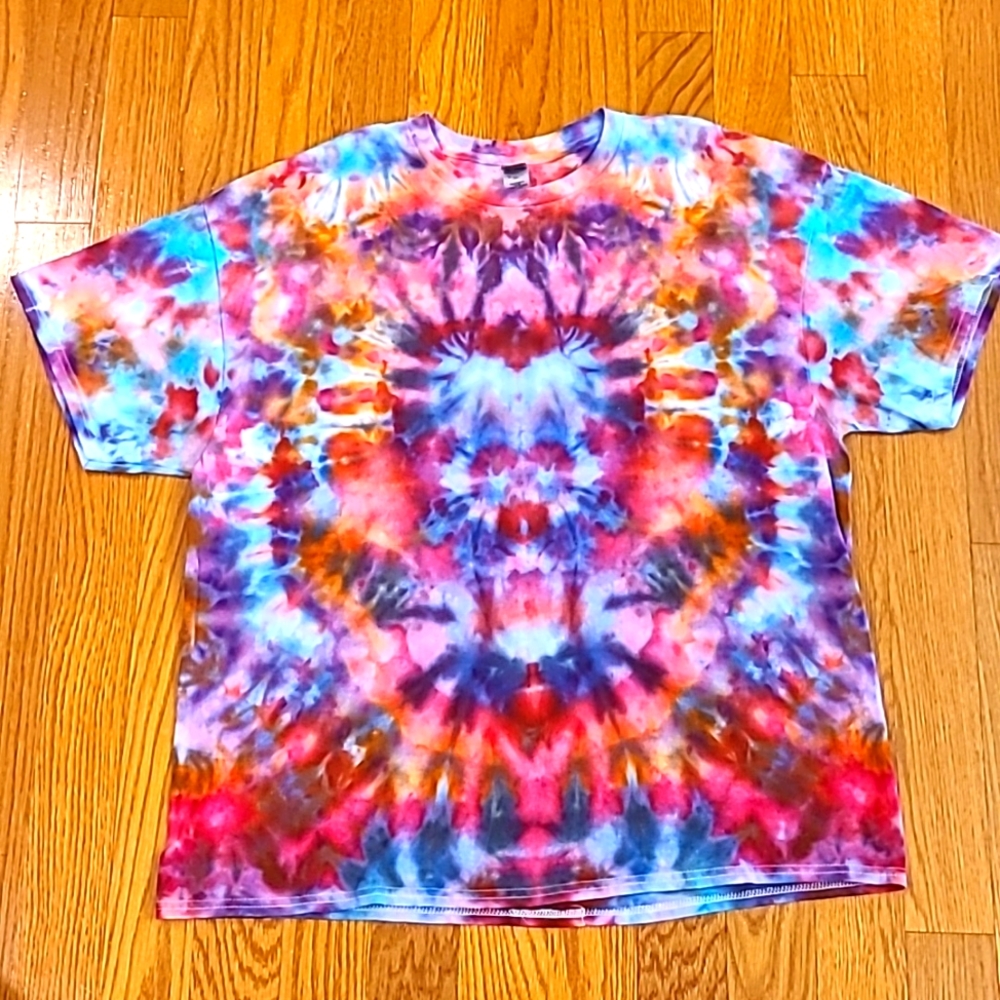Hand made tie die T-shirt